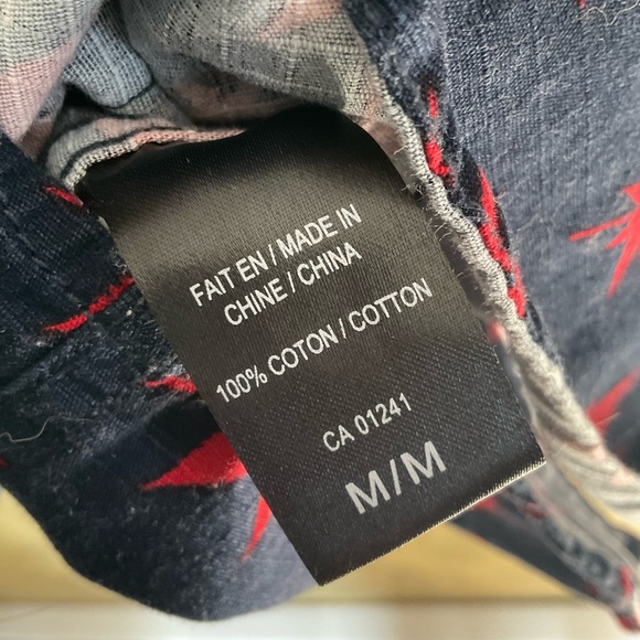 DJAB Simons 420 Leaf Pattern Cotton Ripstop Button Down Shirt - Picture 5 of 6